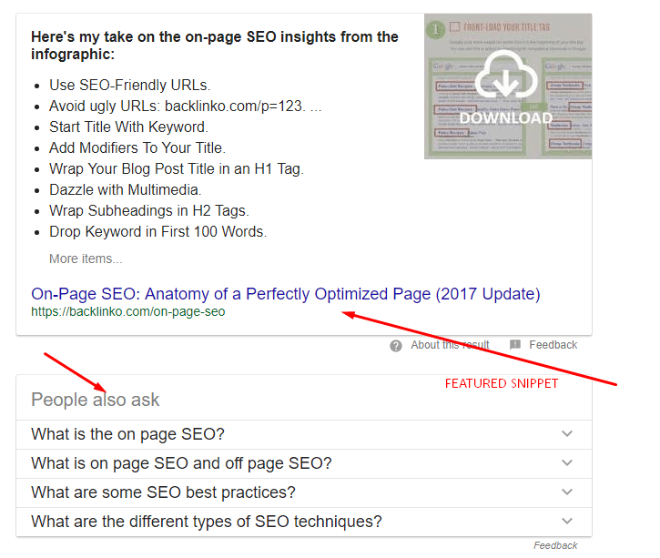 GOOGLE SEARCH - FEATURED SNIPPET AND PEOPLE ALSO ASK SCREENSHOT GOOGLE SEARCH - FEATURED SNIPPET AND PEOPLE ALSO ASK SCREENSHOT