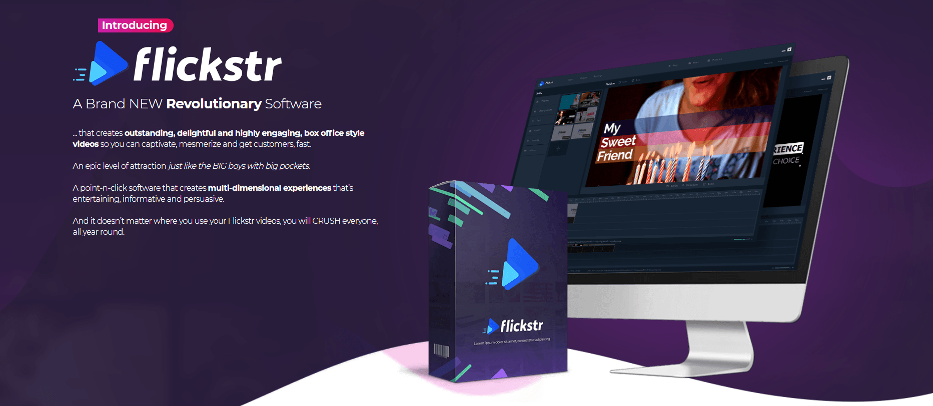 Screenshot 2 introducing flickstr