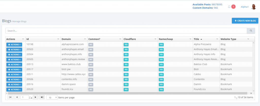 alpha networks web app alpha networks web app