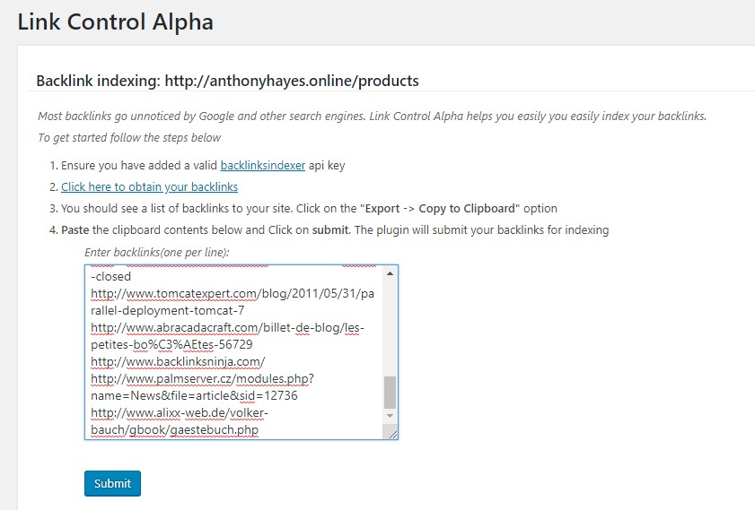Link-Control-Alpha-3rd-Party-Indexing
